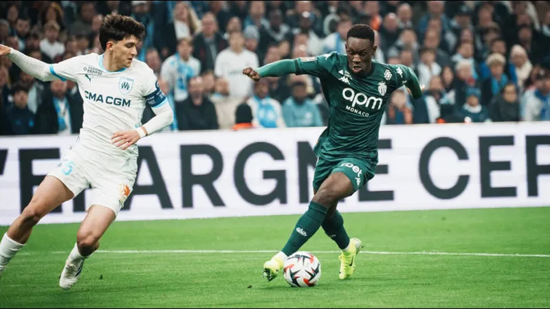 Marseille vs Monaco trong trận đấu bóng đá Marseille vs Monaco trong trận đấu bóng đá