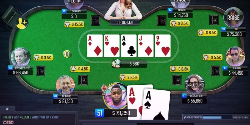 Poker online Jun88 – Game bài đình đám dành cho bet thủ 5 poker 2 3
